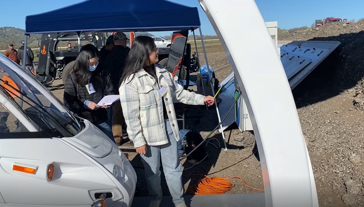 U Cal Berkeley Society of Women Engineers Team Tech at work for Project Vesta Experiment. More details to come!  #wildfires #socaltechbridge #projectvesta