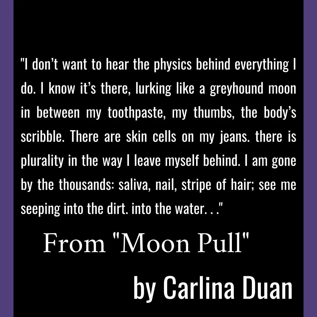 poetrycenter's tweet photo. March 16th at 6:30, join CPC for the Blue Hour featuring Carlina Duan
Experience her poem, "Moon Pull" here: https://t.co/1kWRptc522
#virtual #virtualpoetry #virtualperformances #virtualreading #chicagononprofit #nonprofit https://t.co/jWoFFNc2up