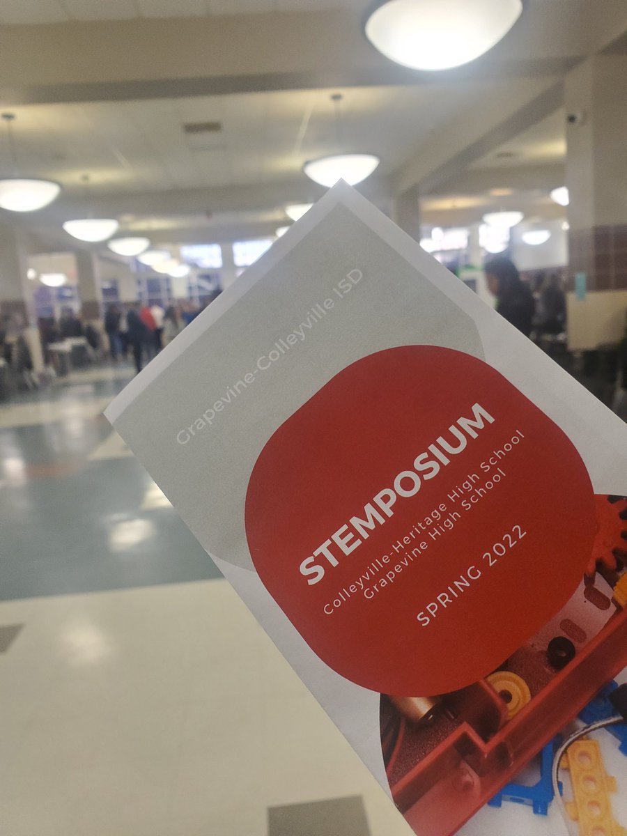 Daniel Adkins (@dannyadkins) on Twitter photo IT'S FINALLY HERE!! All of our stem students in <a href="/GCISD/">Grapevine-Colleyville ISD</a>, <a href="/CHHSSTEM/">CHHS STEM</a>, and <a href="/MustangSTEM/">GHS STEM Academy</a> have been working so hard, and these projects look amazing! Come see us at <a href="/CHPantherPride/">Colleyville Heritage</a> until 8pm!!
#stemposium #stem #chpantherpride IT'S FINALLY HERE!! All of our stem students in <a href="/GCISD/">Grapevine-Colleyville ISD</a>, <a href="/CHHSSTEM/">CHHS STEM</a>, and <a href="/MustangSTEM/">GHS STEM Academy</a> have been working so hard, and these projects look amazing! Come see us at <a href="/CHPantherPride/">Colleyville Heritage</a> until 8pm!!
#stemposium #stem #chpantherpride