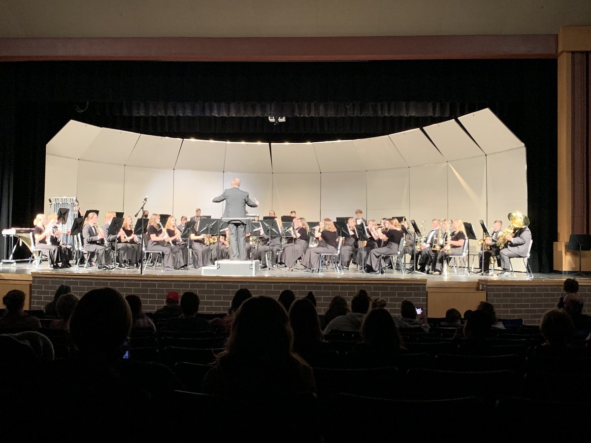 The concert and symphonic band put on a great performance tonight as they prepare for the OMEA competition this Saturday.  Best of luck to each group!