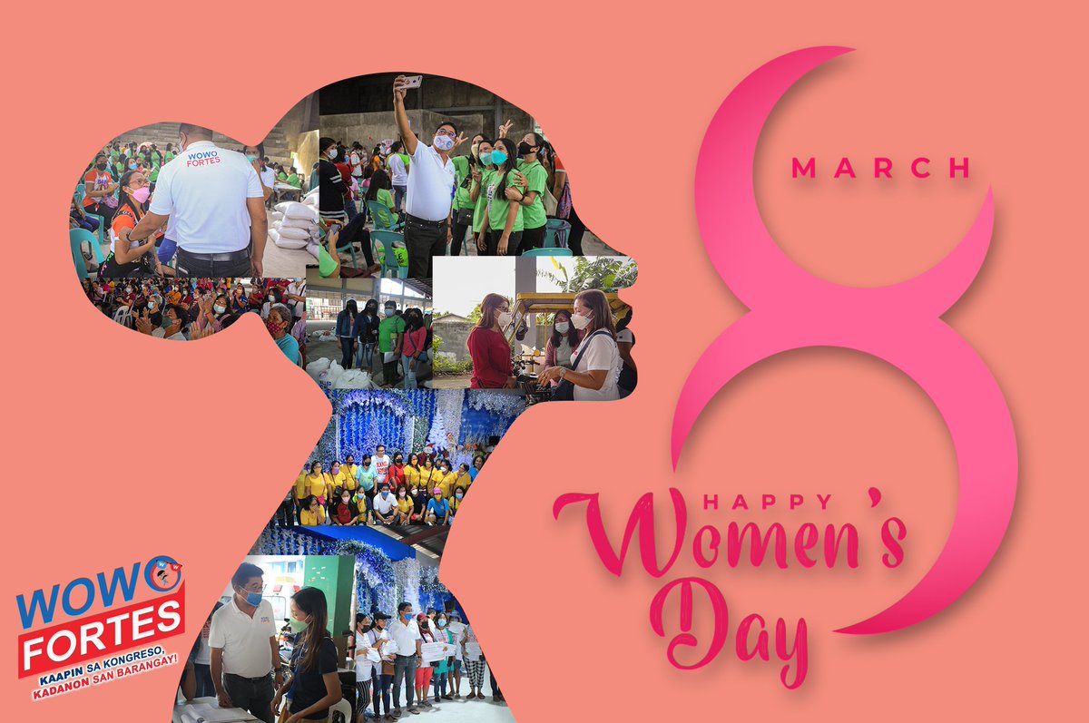wowofortes's tweet photo. "Each time a woman stands up for herself, without knowing it possibly, without claiming it, she stands up for all women,”

Maogmang bulan san mga kababayehan! Padagos na maging makusog para sa kada saro. ❤️ #InternationalWomensDay https://t.co/R8BYIsydgQ