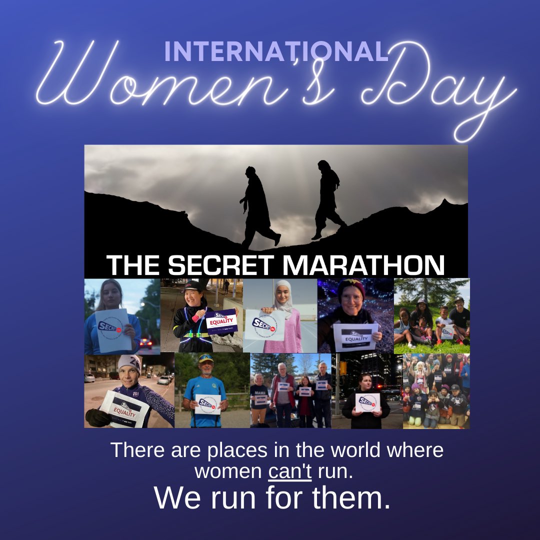 How will you celebrate #internationalwomensday? Watch <a href="/asecretmarathon/">The Secret Marathon</a> film and register for <a href="/3k_secret/">Secret 3K</a> to support women around the world who are not yet free to run.

See the film vimeo.com/thesecretmarat… 
Register for the run/walk secret3k.com

#iwd2022 #genderequity