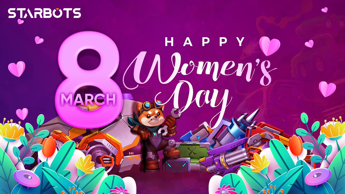 Starbots_game's tweet photo. Happy Women's Day #Starbosses.

We at #Starbots wish all the female players out there the happiest #internationalwomensday with friends and family. 👩‍👩‍👦‍👦👩‍👩‍👦‍👦

Stay beautiful, stay free, and stay true to yourself. 💖💖 https://t.co/755CLSM7NI