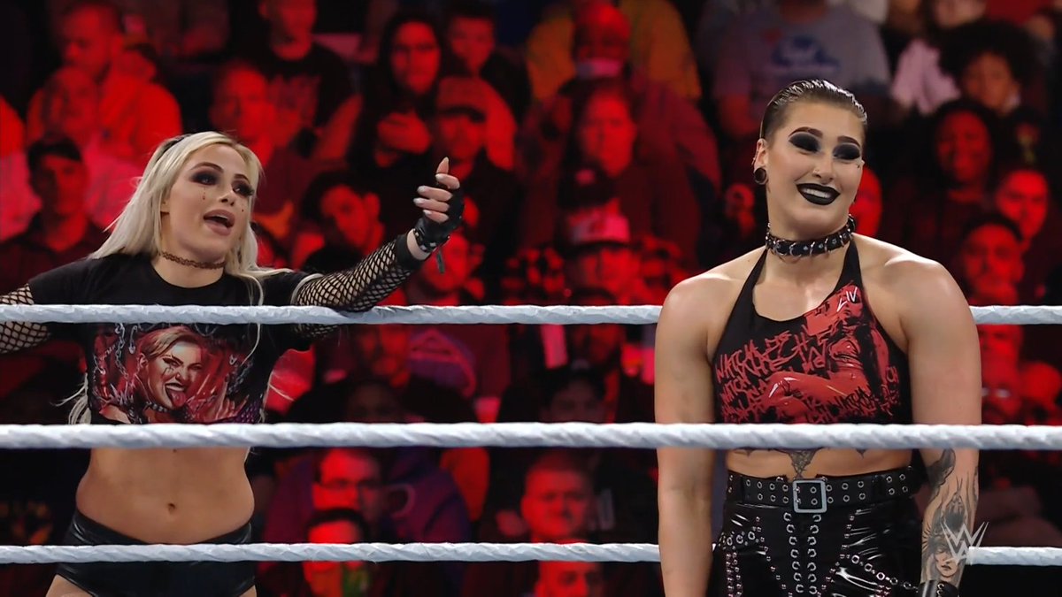 WWE's tweet photo. Name this team.

@YaOnlyLivvOnce @RheaRipley_WWE #WWERaw https://t.co/ksqiyXDdTG