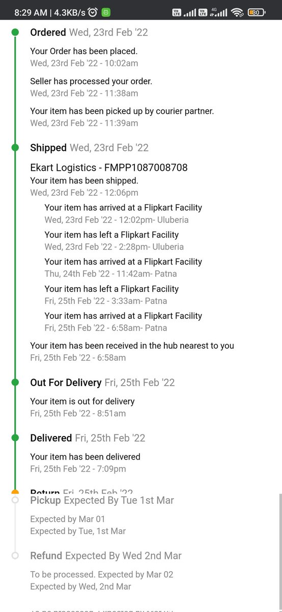 Harish Jangir on Twitter "Flipkart flipkartsupport _Kalyan_K Order