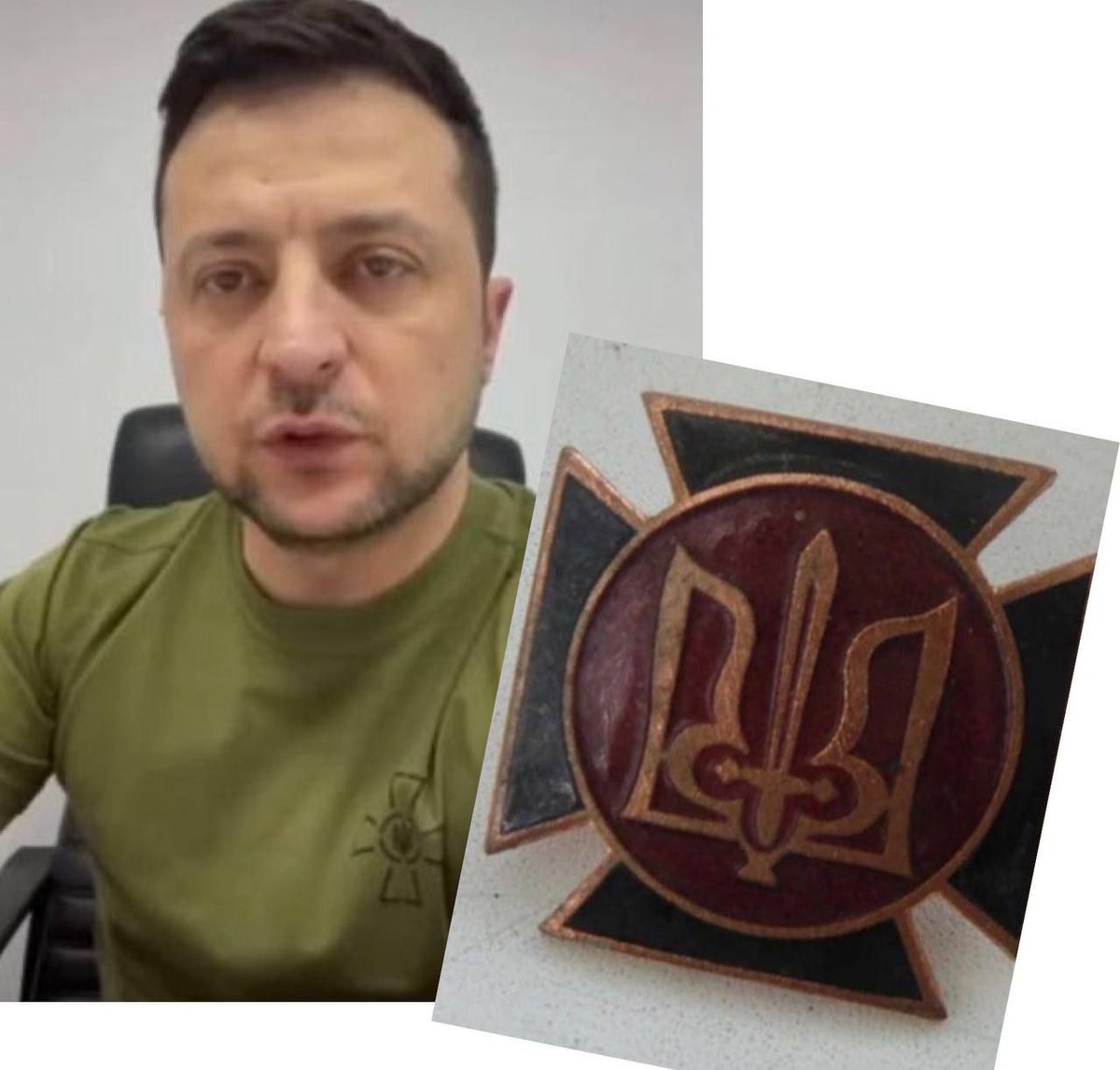 Нашивка крест украинских нацистов