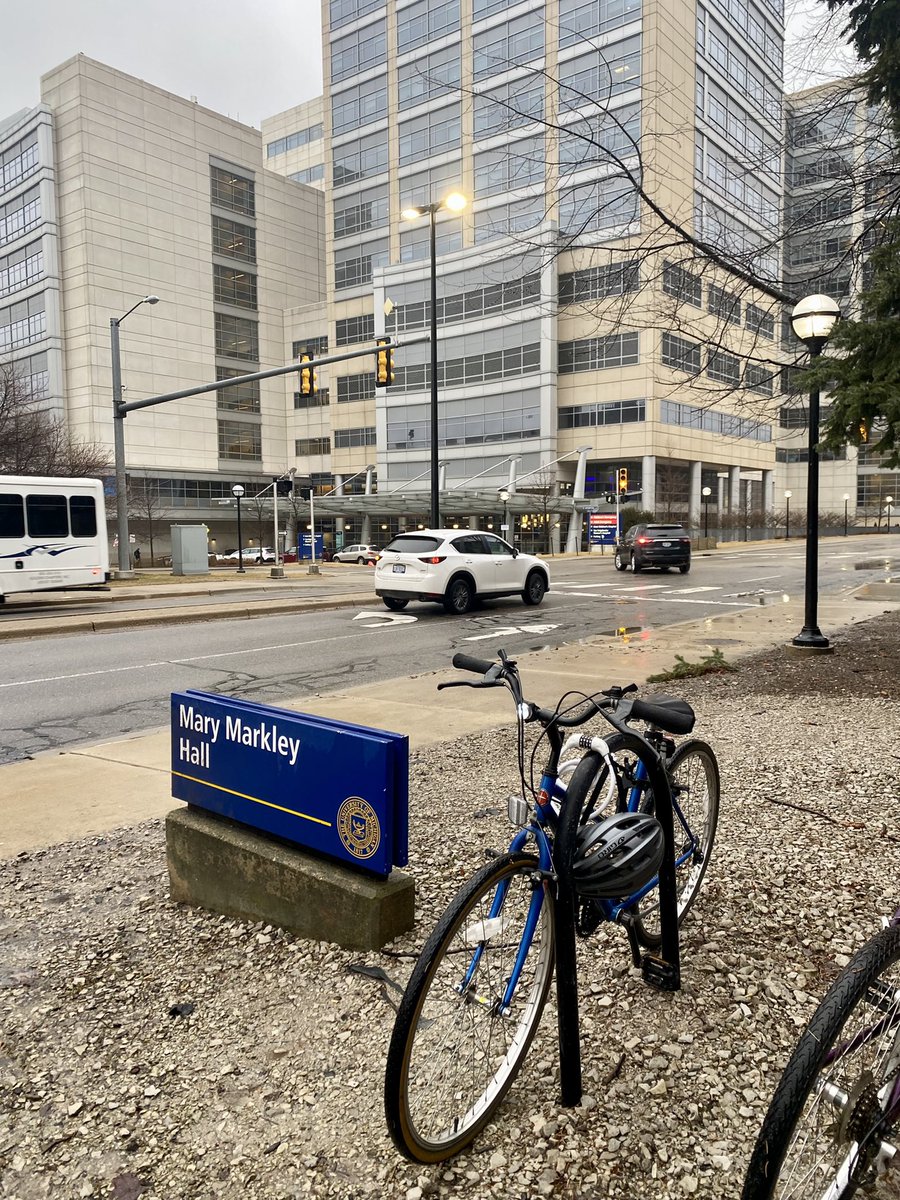 I love riding my bike to doctor appointments. It’s amazing to me that they don’t have bike racks anywhere near the entrance to Mott/Van Voigtlander.