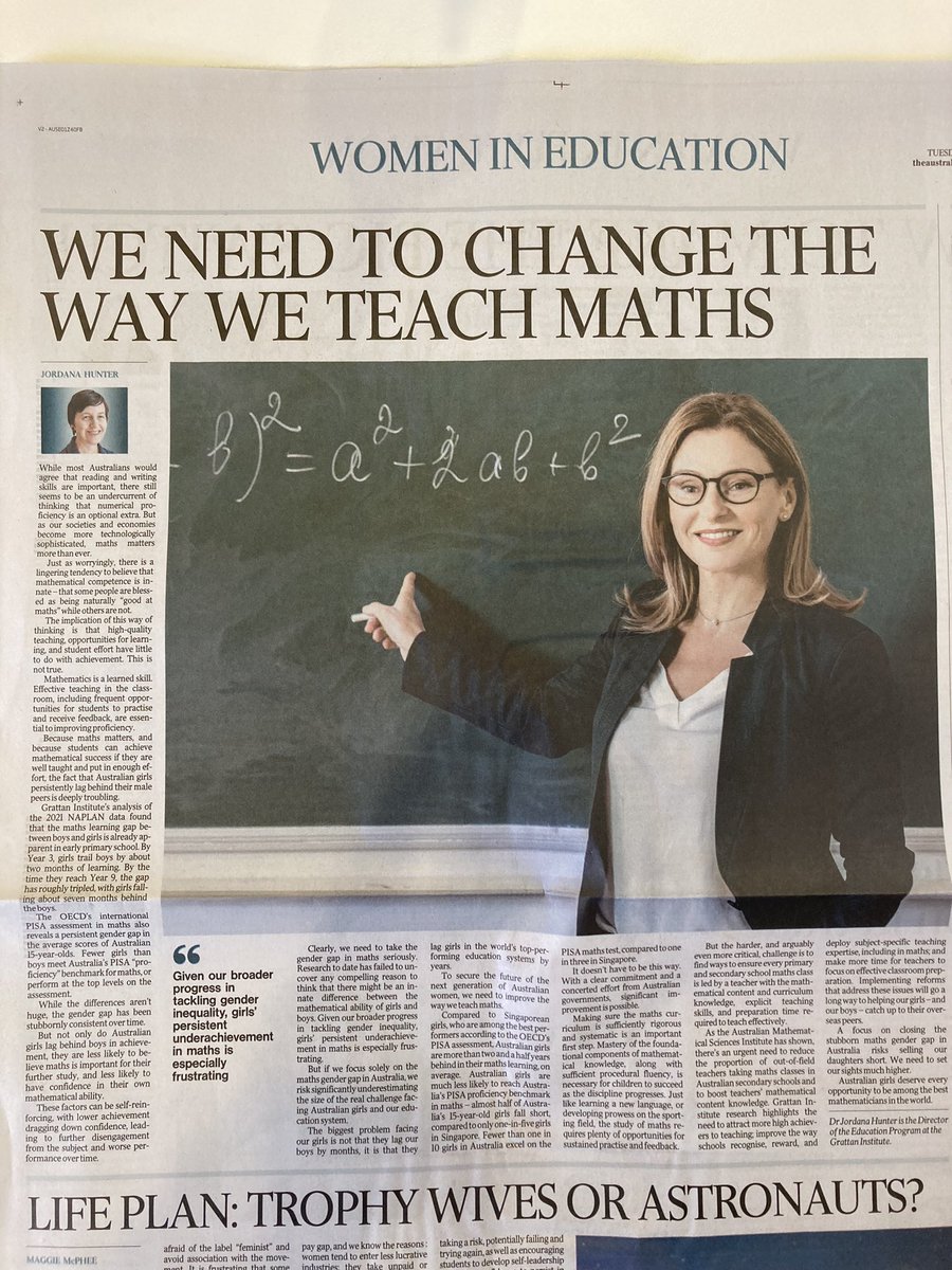 RobMarchetto's tweet photo. ‘We need to change the way we teach maths. Making sure the maths curriculum is sufficiently rigorous &amp; systematic.. mastery of the foundational components of mathematical knowledge is necessary for children to succeed.’ @hunter_jordana https://t.co/R7bv1jxxW2
