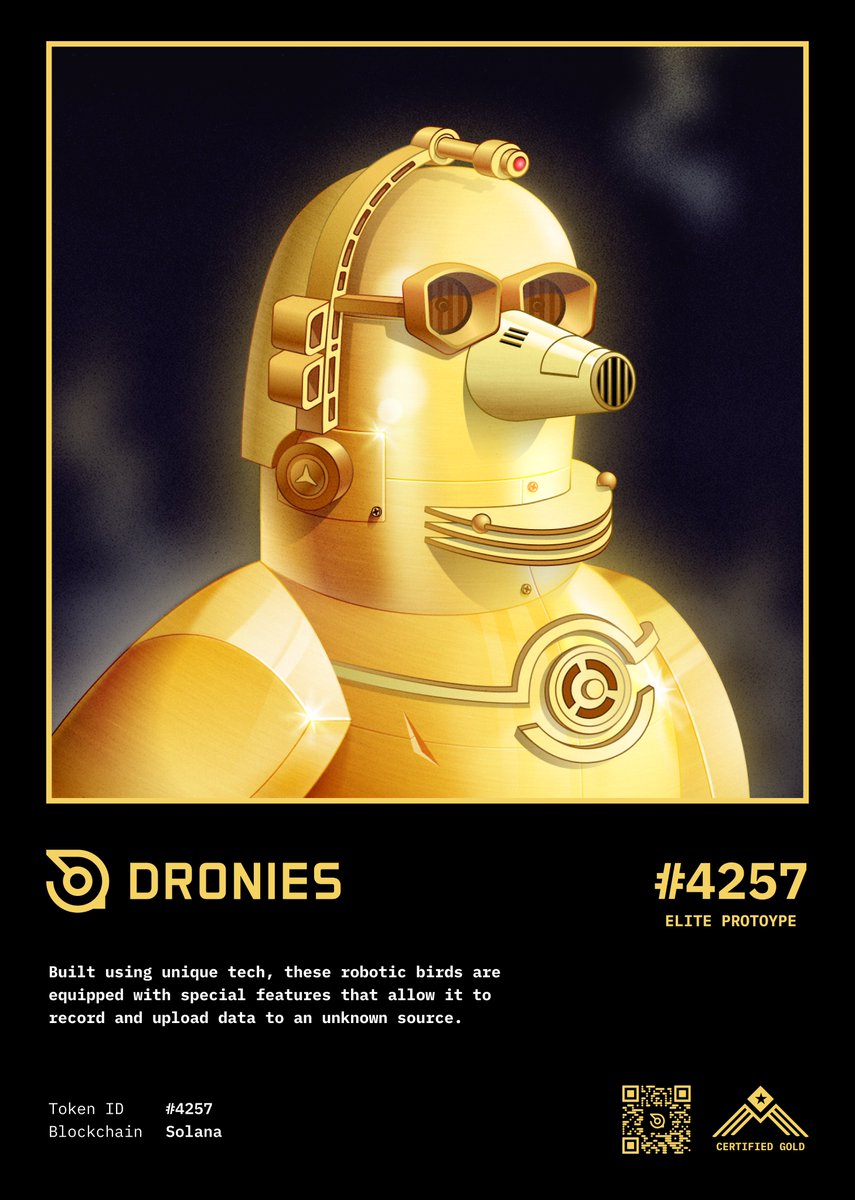 CryptoMtns's tweet image. Seeing my Elite Prototype under the big lights was something to behold...hopefully that doesn't compromise his mission. @DroniesNFT #dronies