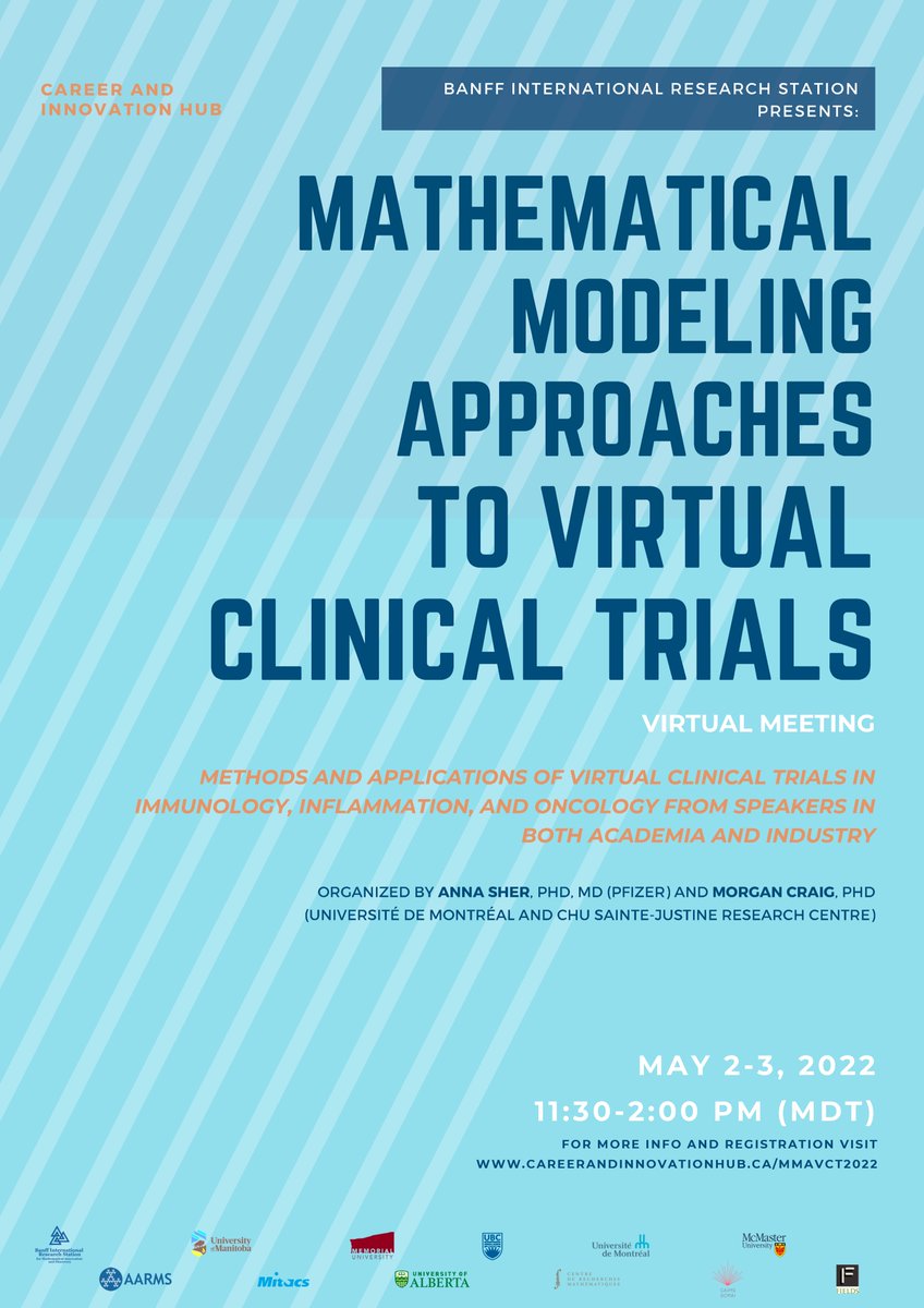 BIRS (@birs_math) on Twitter photo BIRS is pleased to announce the next instalment of the Career & Innovation Hub program. This virtual event is completely free to attend but registration is mandatory. For more info and to register visit: careerandinnovationhub.ca/mmavct2022/ <a href="/lab_craig/">Morgan Craig | Quantitative Medicine Lab</a> BIRS is pleased to announce the next instalment of the Career & Innovation Hub program. This virtual event is completely free to attend but registration is mandatory. For more info and to register visit: careerandinnovationhub.ca/mmavct2022/ <a href="/lab_craig/">Morgan Craig | Quantitative Medicine Lab</a>
