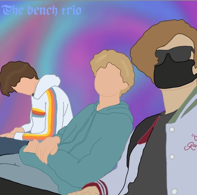 qu1lless's tweet photo. Bench trio my beloved 😌 #tubbofanart #tommyinnitfanart #ranboofanart https://t.co/Jq1qfxYnw0