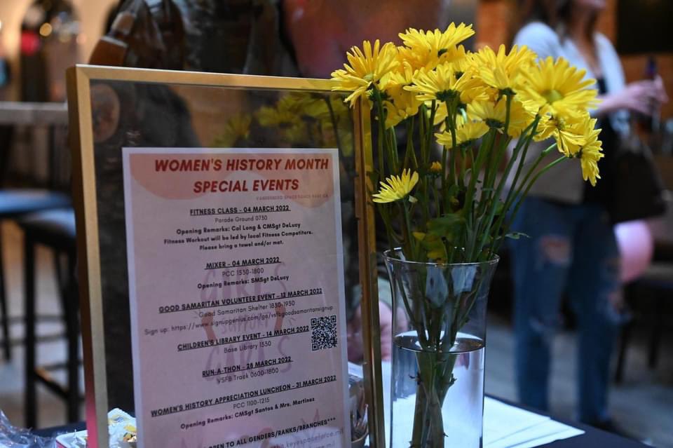 SLDelta30's tweet image. #TeamV came together to kick off Women’s History Month with a mixer!
SMSgt. Itxel DeLucy, 30th CES First Sergeant, delivered a wonderful speech on how she conquered challenges as a woman in her life.
Thank you to everyone that came out to show their support!