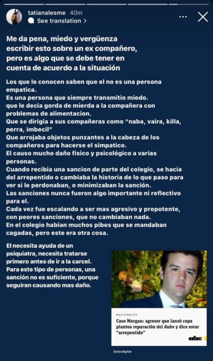 miruespinola's tweet photo. Increíble los testimonios de las compañeras de colegio del Rene. Linda joyita de muchacho eh! #quenoquedeimpune #JusticiaparaNara @naraledesma https://t.co/u7b2ykXNet
