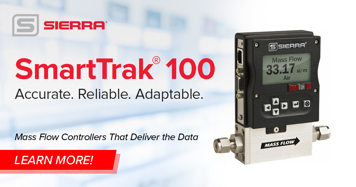 sierraflow's tweet image. Precision &amp;amp; Application Flexibility for Laboratory, OEM, &amp;amp; General Industry with SmartTrak 100 Series Mass Flow Meters and Controllers.  #SierraInstruments #MassFlowControllers #MassFlowMeters bit.ly/35Sxwnv