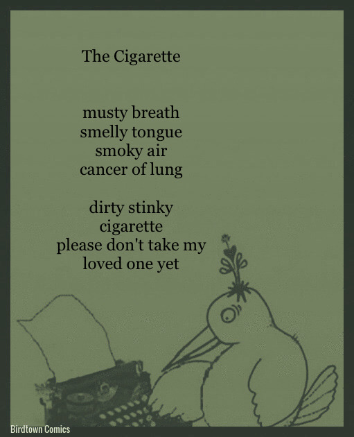 BoxPoem's tweet image. #cigarette