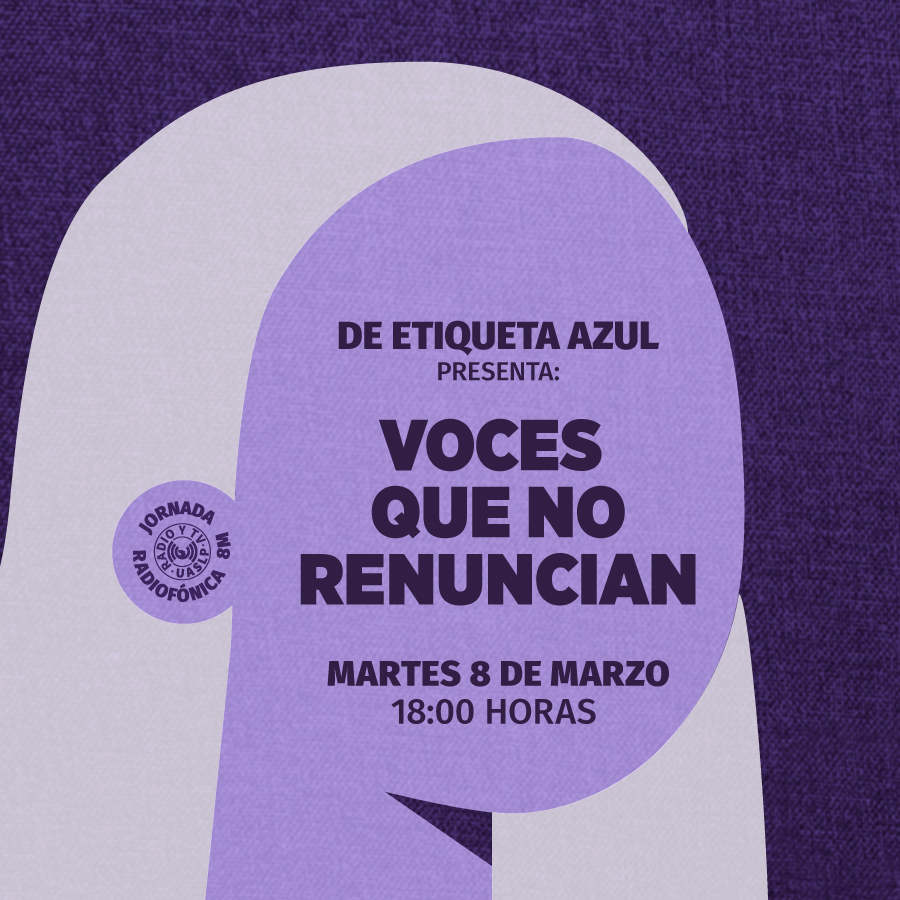 radiotvuaslp's tweet photo. Durante el mes de marzo nuestras producciones se unen a la 📢“Jornada Radiofónica 8M”.
🎙 Cápsulas, testimonios y programas especiales:
🔗 https://t.co/s44KcmgO81
#RadioTVUASLP #UASLP #8M 💜 https://t.co/60YUlGMCTL