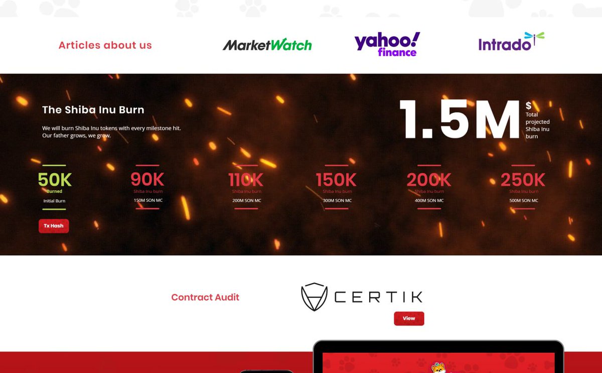 BabyShibCoin's tweet photo. THE SON #PHOENIXPLAN IN THE WORKS. HEREโS A SNEAK PEAK OF OUR WEBSITE! UPDATED ROADMAP , TEAM SECTION, UTILITY PLATFORM AND A LOT MORE TO COME! https://t.co/H2Nx3lIxa8