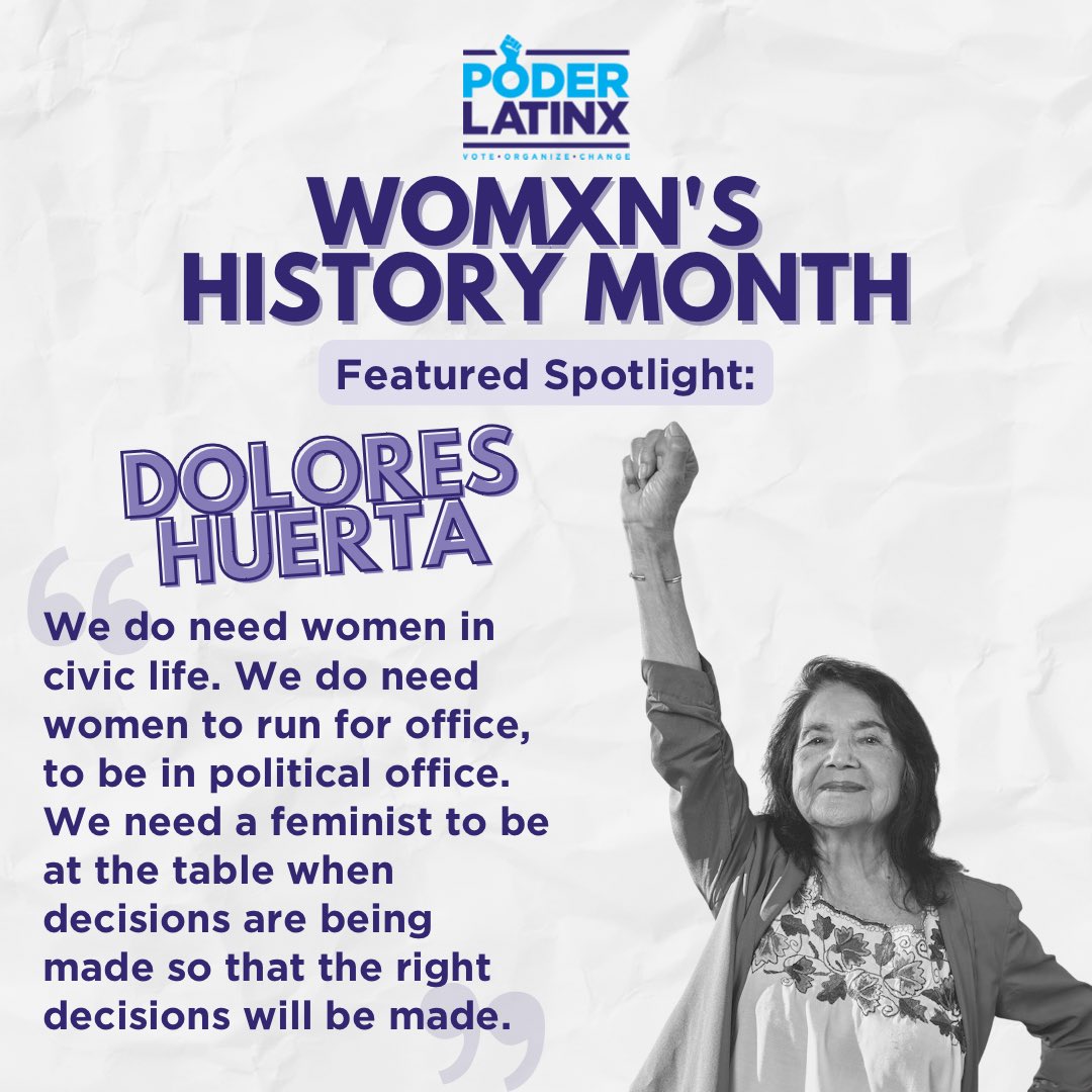 PoderLatinx's tweet photo. #WomensHistoryMonth #HERstory https://t.co/9BIwPYZl7z