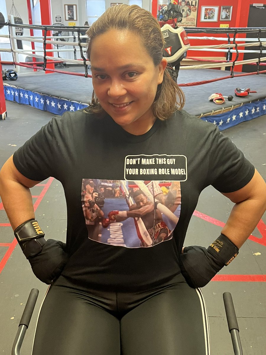 Boxingology's tweet photo. Come buy these wonderful shirts 👕 at Boxingology -
“Don’t make this guy your Boxing role model” get them while supplies last!
#boxingshirts #boxingattire https://t.co/KHXc3xAGHG