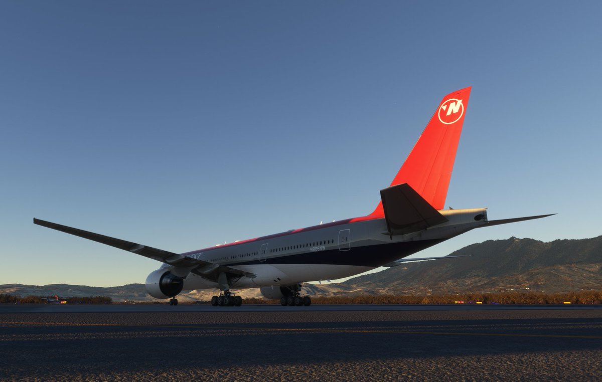 nwa_airlines's tweet photo. If you don't like the lighting... change it! #FS2020 , #CAPTAINSIM #B777 #Northwest #Airlines #avgeek https://t.co/e45JcTBzVL