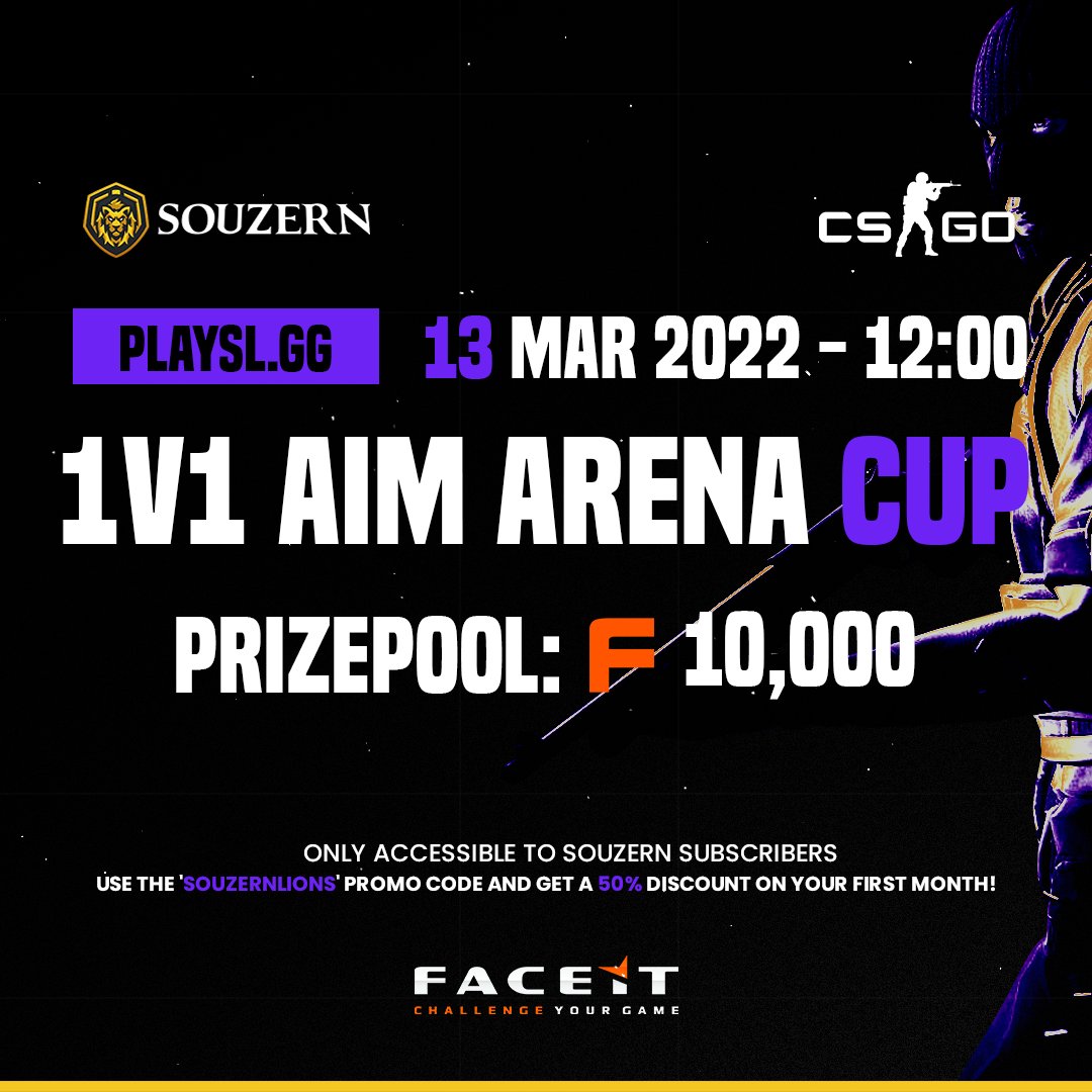 SouzernLions's tweet image. 1V1 AIM ARENA CUP

📅 Date: Sunday, 13 Mar 2022, 12:00 PM

🎁 Prizepool: 10,000 FP
✅ Souzern Subscribers only
✅ Level 1⃣-🔟

Sign up link below 👇
bit.ly/3pL34ma