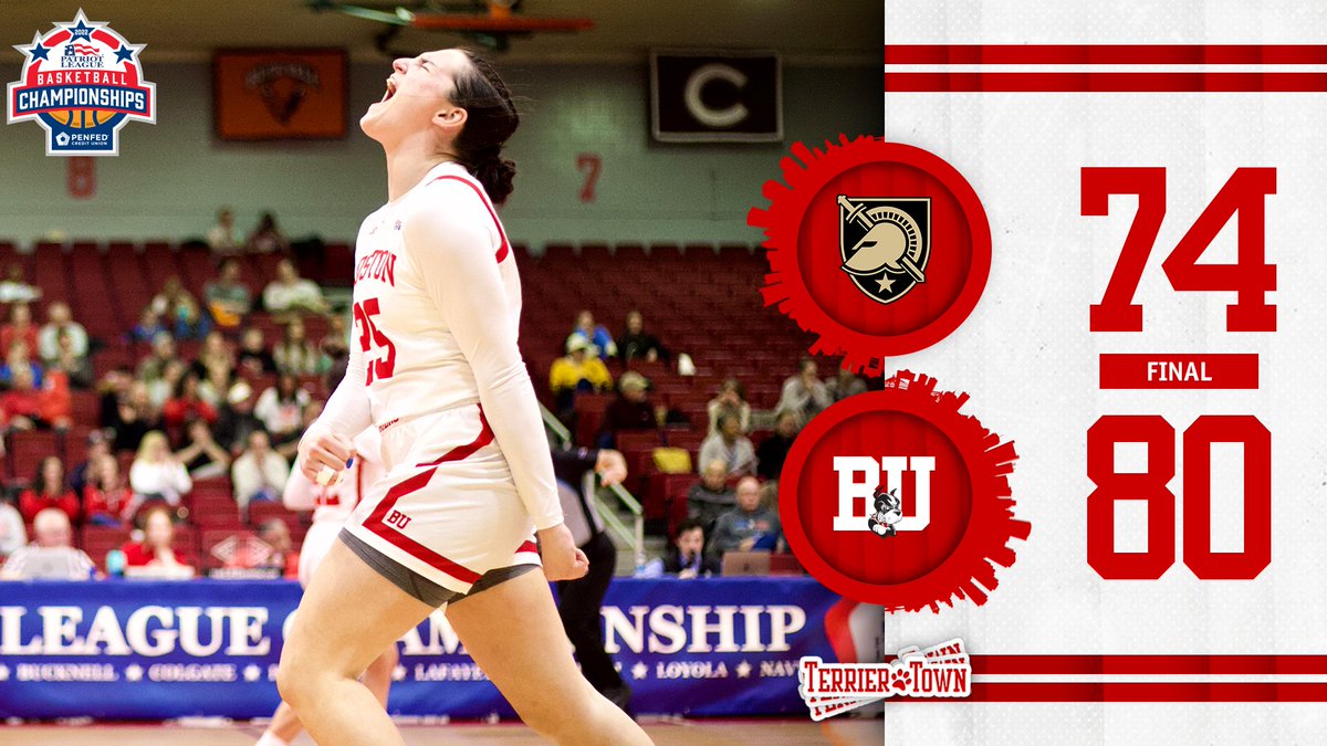 WHAT A GAME!!! TERRIERS COME OUT ON TOP TO REACH THE #PatriotWBB SEMIFINALS!!! #ProudToBU