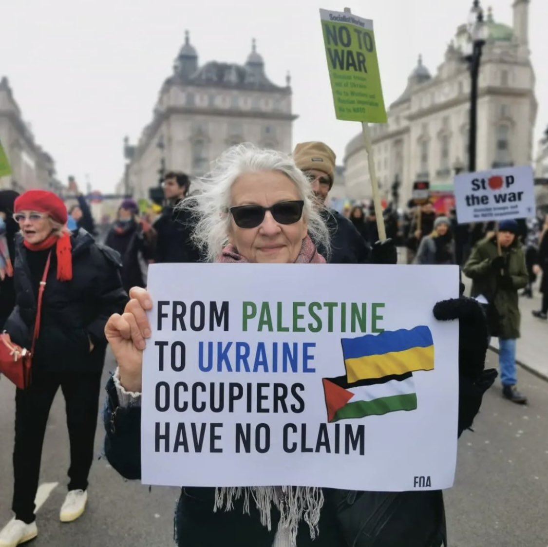 yasminazir's tweet photo. Occupiers have no claim!
#occupiers #Russia #Ukraine #Palestine
#oppresion #humanrights https://t.co/wXvTdsWcpJ