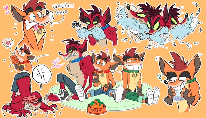 #CrashBandicoot #CrashBandicootFanArt 
Doggy`s 