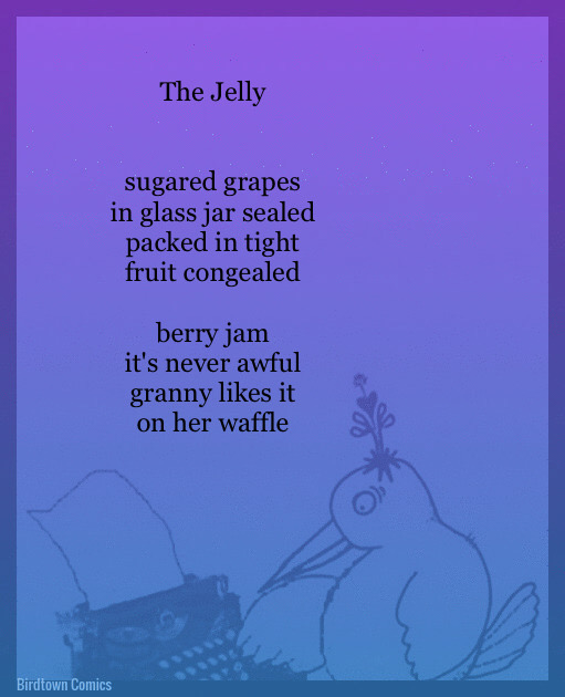 BoxPoem's tweet image. #jelly