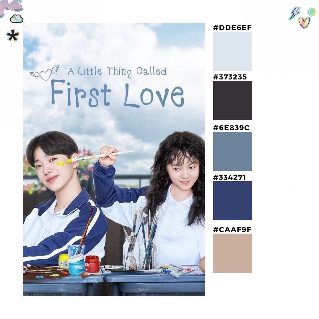 Quem aí gosta de dorama? 
Olha essa paleta de cores linda dos queridinhos da <a href="/NetflixBrasil/">Netflix Brasil</a> 💖💖🌙