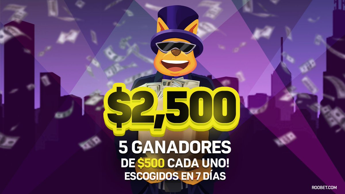 Regalando $2,500 en Roobet 💰

Responde con un ROOOOOOOOOO para tener la oportunidad de ganar dinero 🦘

Los ganadores se escogerán en 7 días 👀

Buena suerte Roobetters🎉🤞