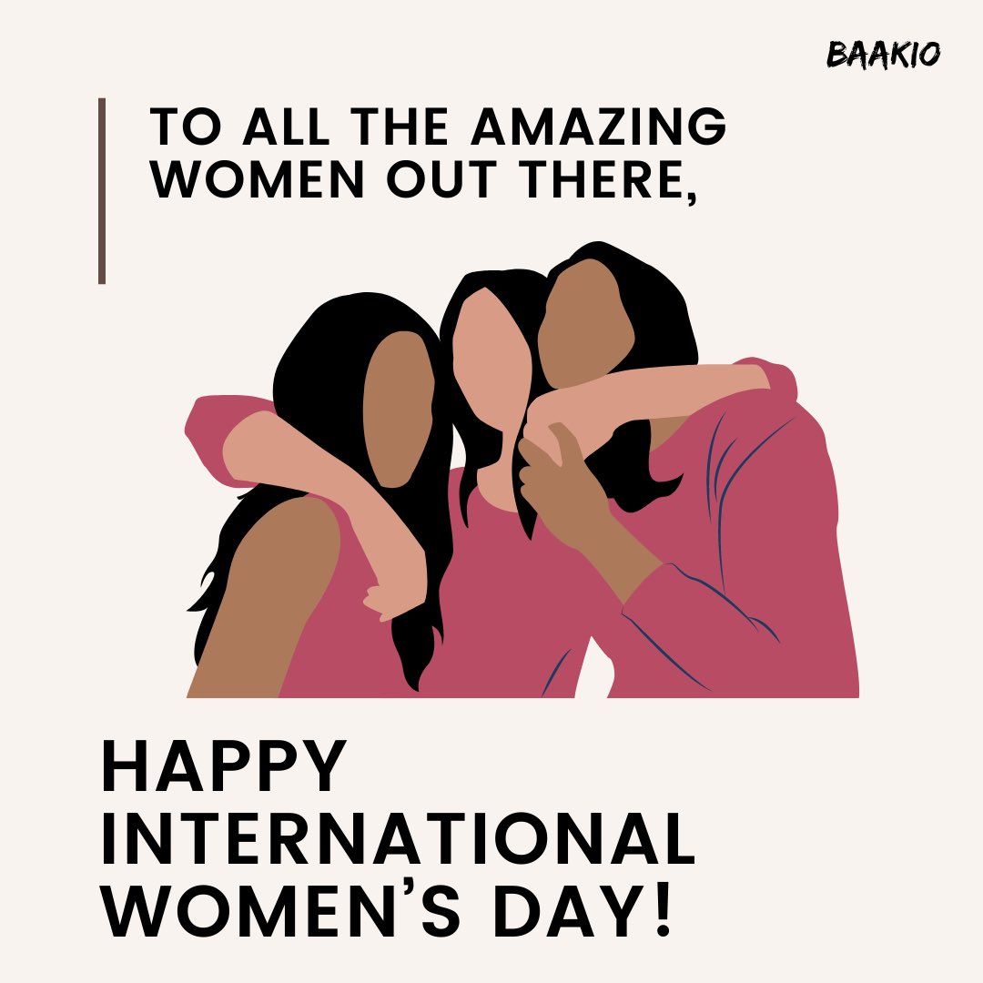 Baakio_'s tweet photo. Happy International Women’s Day! 💕 What are you doing to make a woman’s life better today? 🧏🏾‍♀️ https://t.co/D7XsyEE7MH