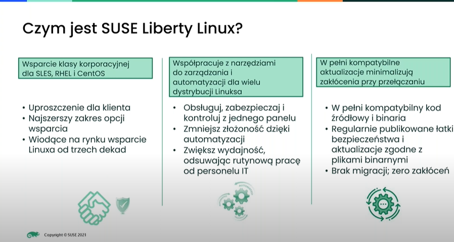 PartnerEng's tweet photo. Zamiennik dla #CentOS, a może jedyny #Linux jakiego potrzebujesz? Poznaj #SUSELibertyLinux, system do ujednoliconej obsługi zarządzania heterogenicznymi środowiskami IT, oraz główne korzyści okiem klientów z Polski: https://t.co/QZvfr5hId6 https://t.co/1INQ3nk9AS