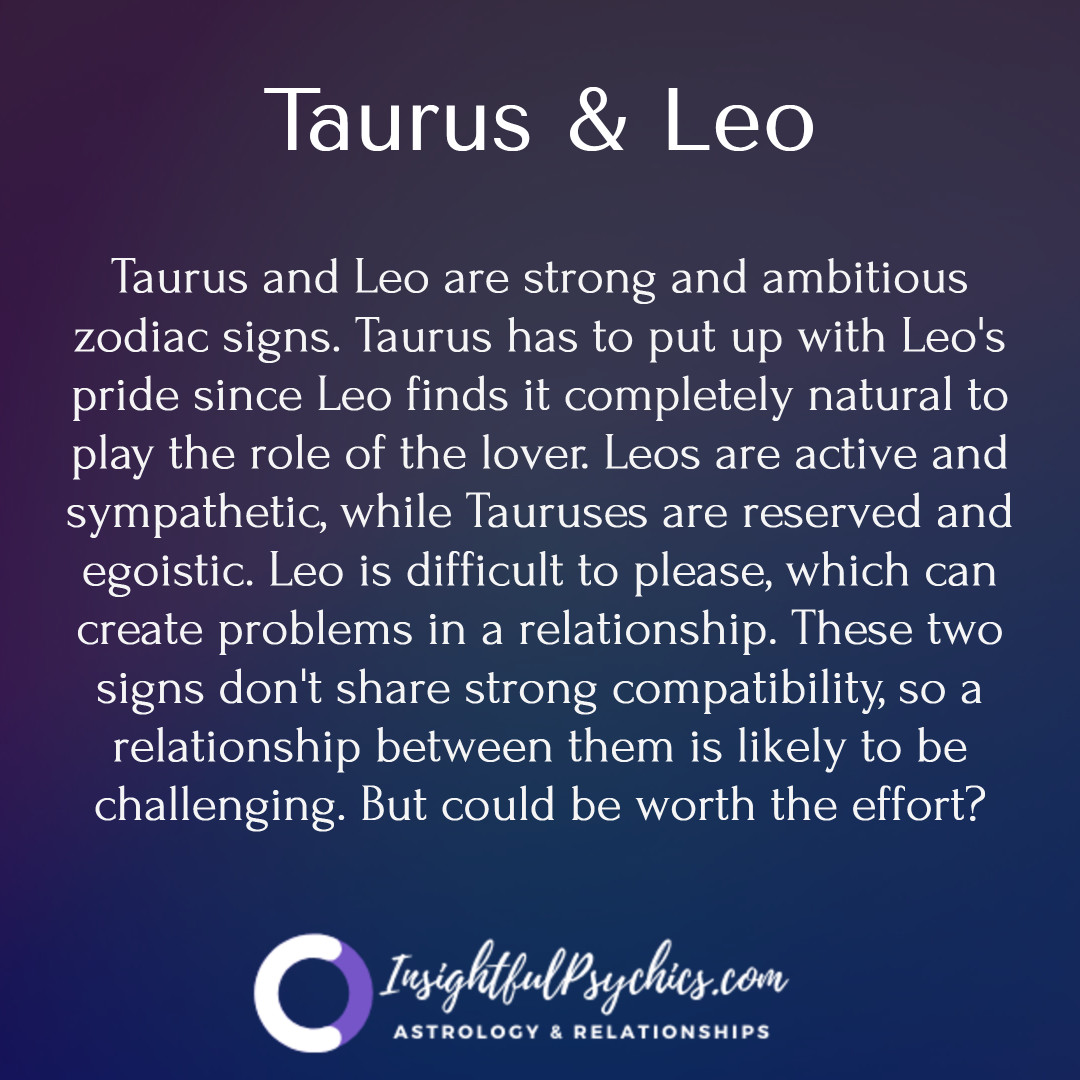 insightful on X: “These two signs don’t share strong compatibility