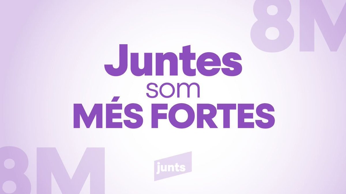 Hem d'assolir la normalitat en les oportunitats, la feina, el reconeixement i la remuneració.  
👉 Avui reclamem la igualtat de drets #DiaInternacionaldelaDona
però cal lluitar-ho cada dia💜
#elmasnou #8M2022