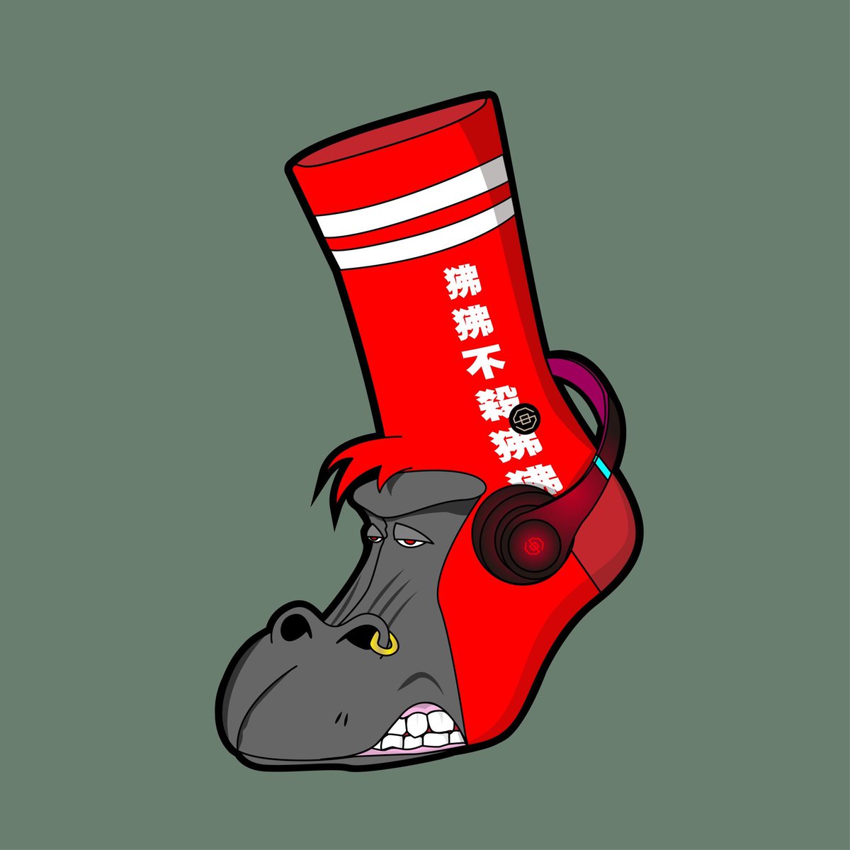 Spox_socks's tweet photo. Baboon shall never kill baboon. #NFT #OURSONG #MYSTERYBOX #SPOX #SOCKS https://t.co/mkH7hDj5mB