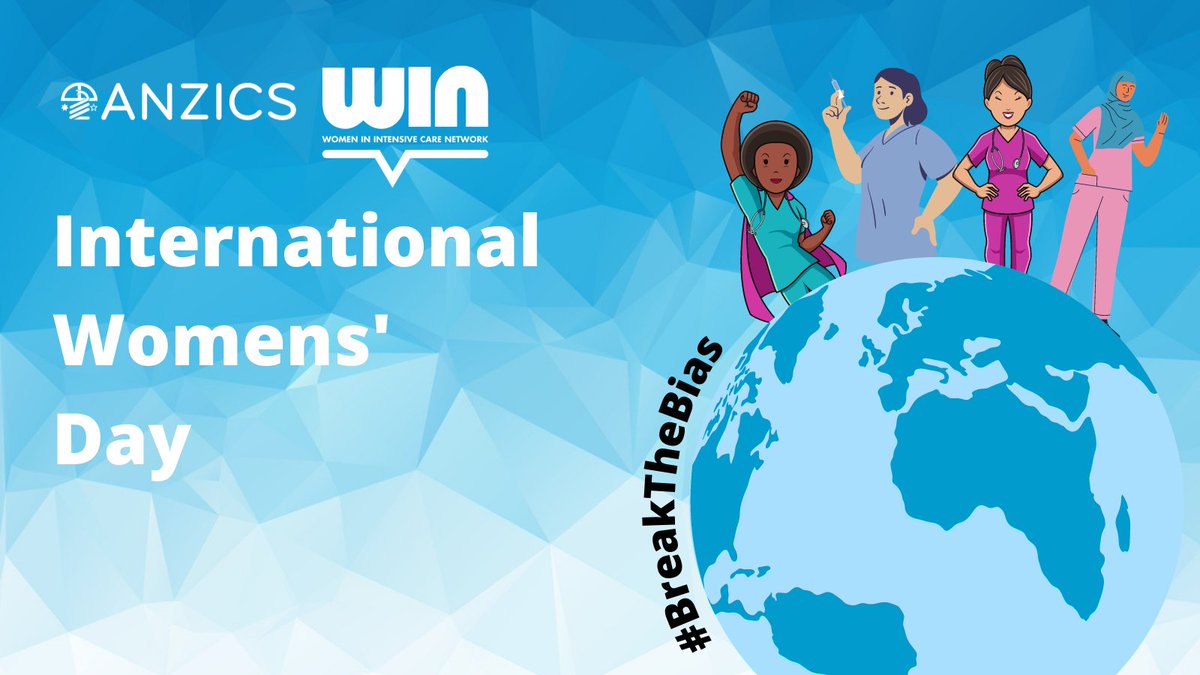 anzics's tweet photo. Today we celebrate the achievements of #women throughout the world and their ongoing struggle for #genderequality and inclusivity, particularly in the critical care work space. 

We challenge everyone on this day to consider their own unconscious biases - https://t.co/ISIC1iELMm https://t.co/BaWG0hPpTS