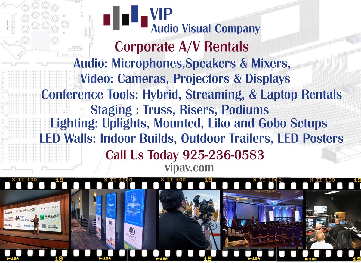 SHOWTIME! Call me today to book your corporate event audio visual needs!