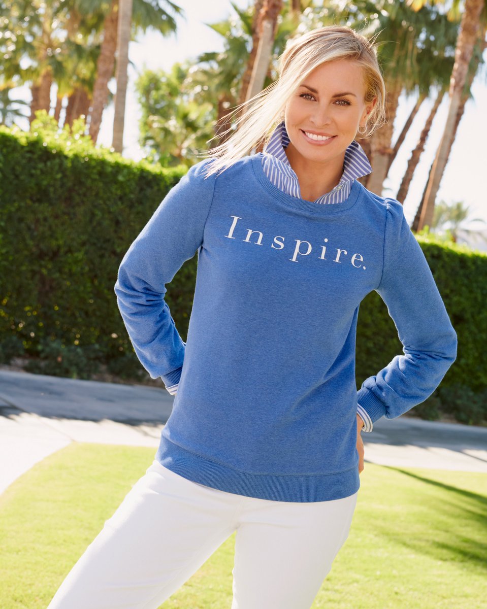 Shop <a href="/talbotsofficial/">Talbots</a> limited-edition feel-good sweatshirts – 30% of the net proceeds benefits @dressforsuccess. #whoinspiresyou #TalbotsXDFS talbots.com/dressforsuccess #dfscharleston