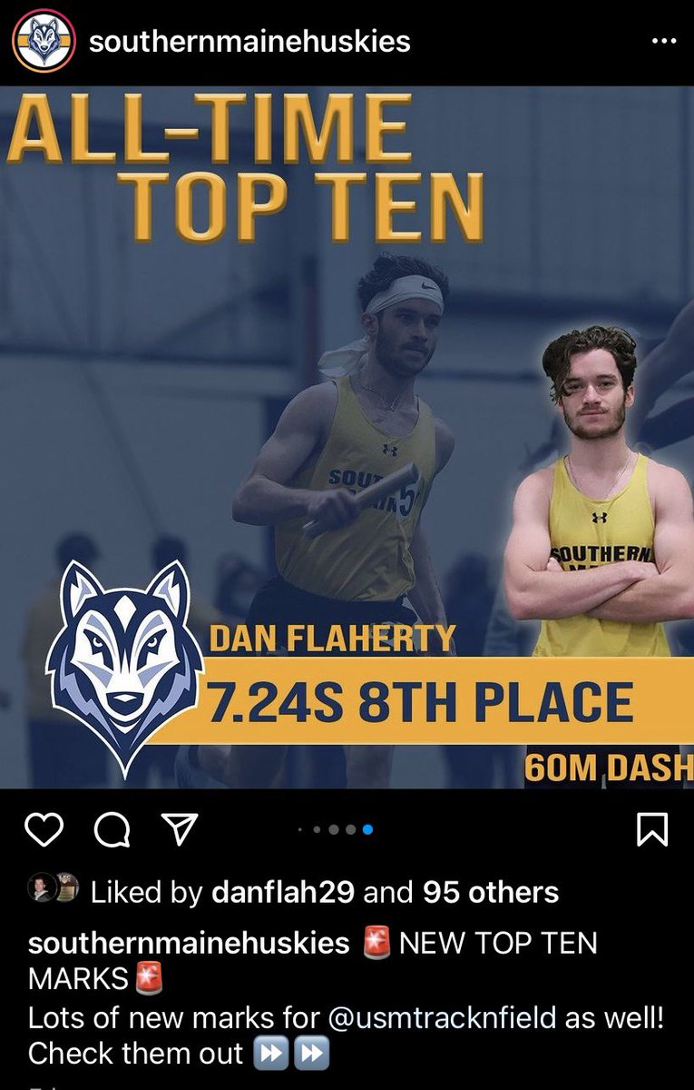 FlahertySusan's tweet image. Congratulations to Daniel Flaherty and teammates!  Great way to make your mark.#trackandfield
