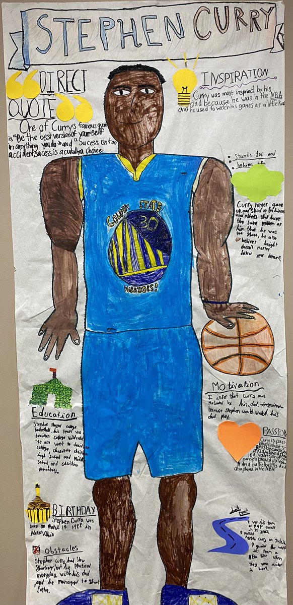 mahrinmaredia's tweet photo. @warriors @StephenCurry30 inspiring 3rd graders all the way in Texas! https://t.co/viEGlcX8zC