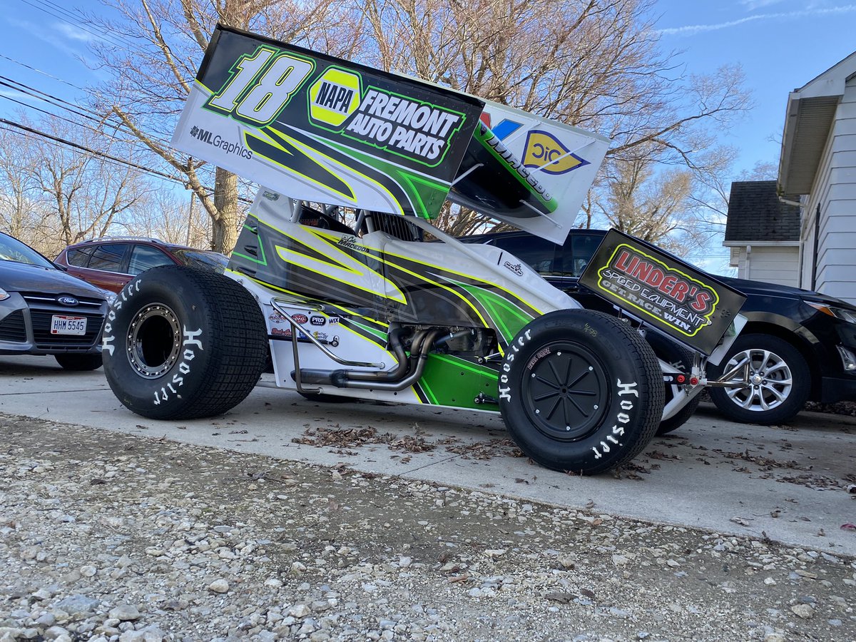 greberracing's tweet photo. Who's ready for 2022 @atticaracewyprk season to start?? Check out @RayBrooksRacing #18 that @Cole_Macedo18 will be driving once again. #Sharp #TeamGreber https://t.co/WlkR9oZbdk