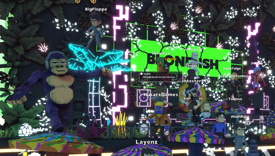 DpremiumLP's tweet photo. @TheSandboxGame @blond_ish I had a great time exploring the club, the redesign looks great #sandbox . https://t.co/xONdcQcQ82