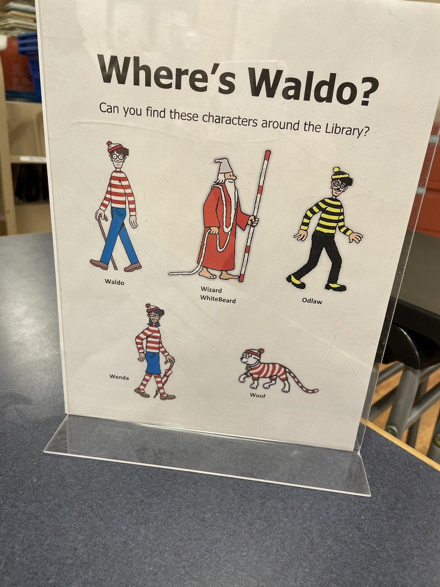 MsGrieco's tweet photo. Today at library we had an extra layer of fun! After we read a book together with Mrs. Hunzinger she gave us a Where is Waldo Challenge???!! ππ€ @OLVMWolverines @HCDSB #Buildingaloveforreading #library #readingfun https://t.co/PkdYSFRCPe