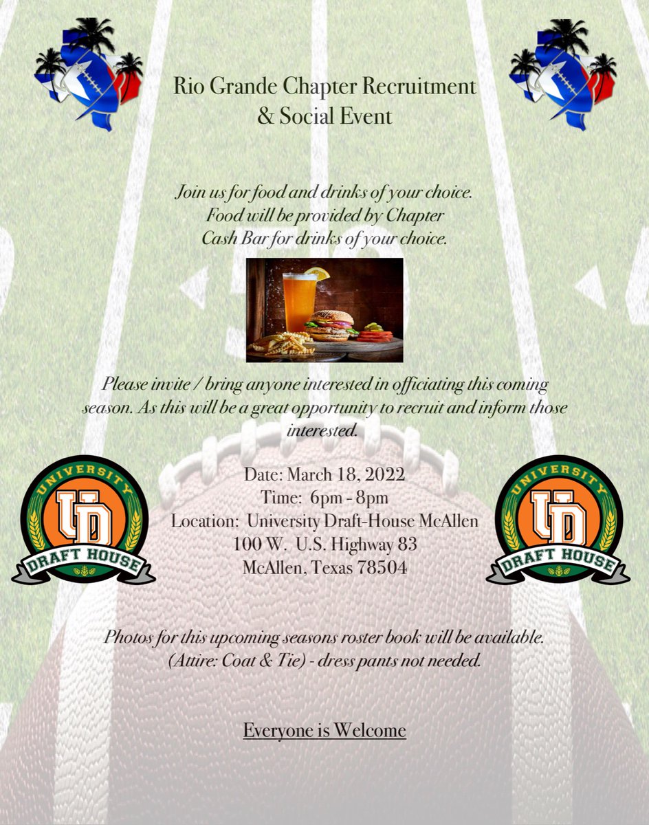 Rio Grande Football Chapter on Twitter "A great opportunity to meet some of our officials and