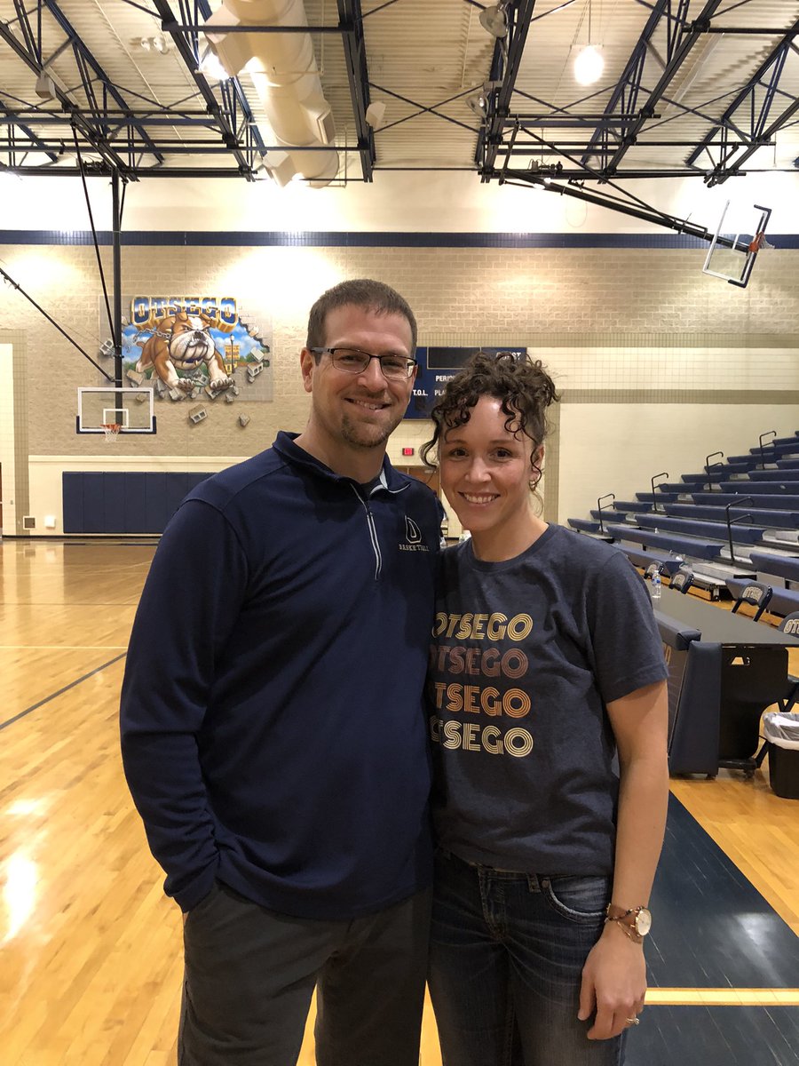In addition to opening district play the right way, Coach Matt Dennis earned his 100th victory tonight in just his sixth season with OHS. 

Like many coaches, Matt wouldn’t have been able to reach these heights without the steadfast support of his wife, AJ. 

Congrats!