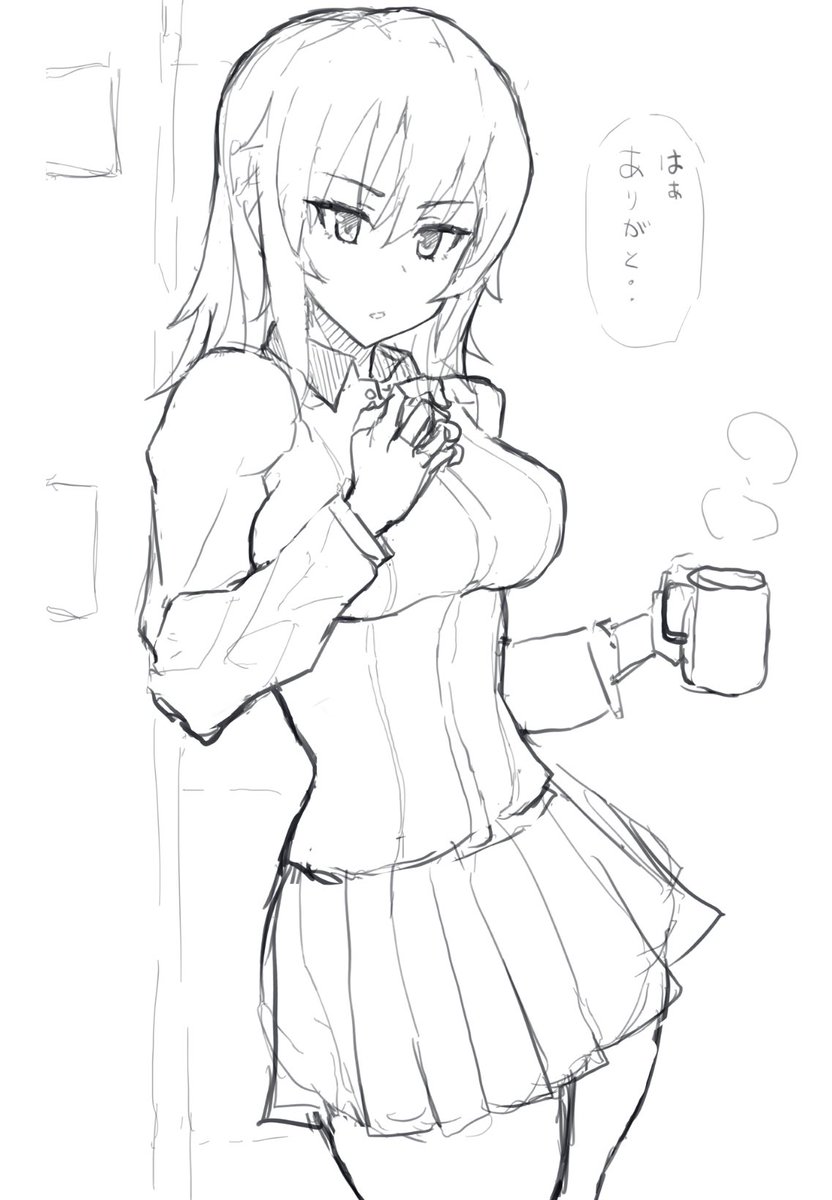 誕生日祝われ慣れてないエリカ隊長 