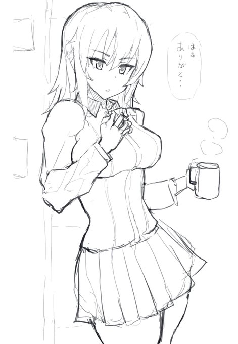 誕生日祝われ慣れてないエリカ隊長 