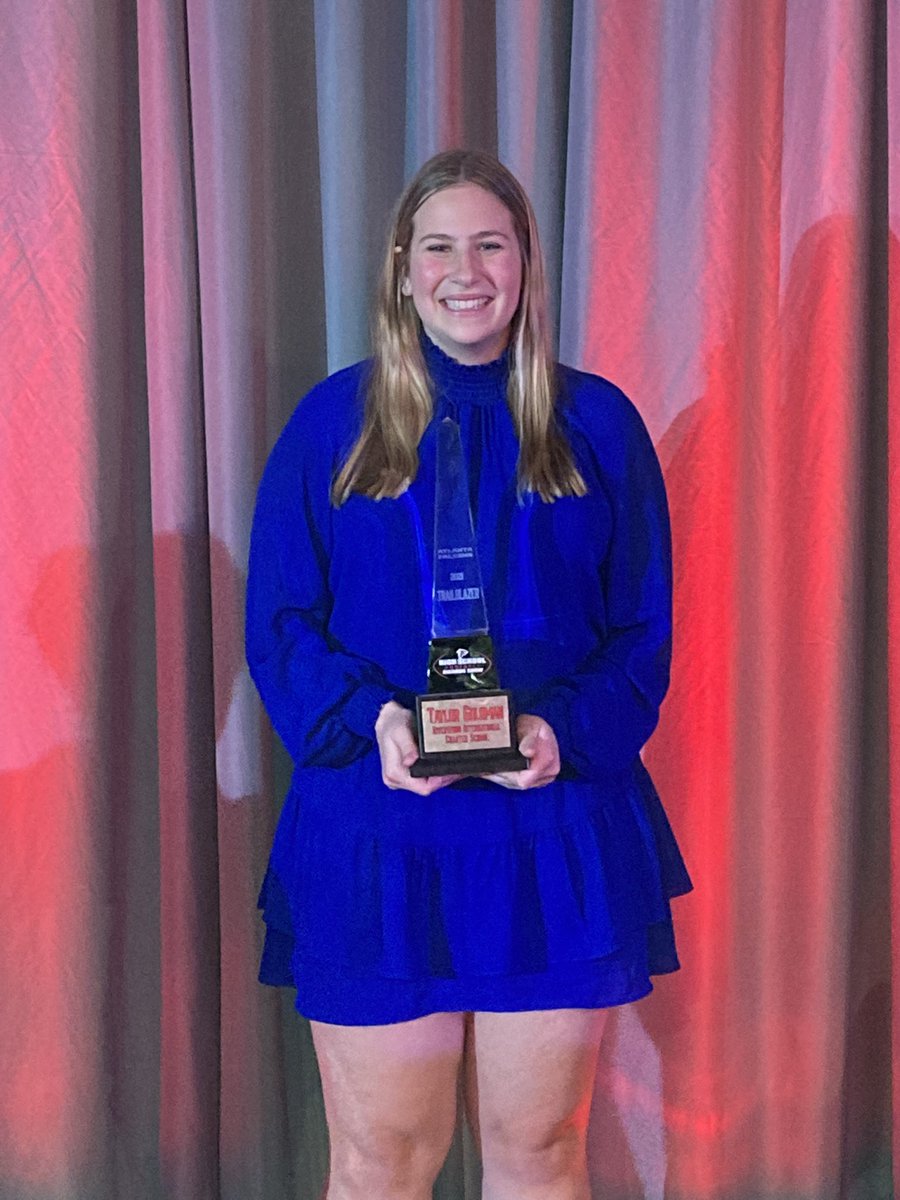 Congratulations to the Atlanta Falcons 2021 Trailblazer <a href="/TaylorGoldman26/">Taylor Goldman</a> <a href="/RICSAthletics/">Riverwood Athletics</a> @FultonAD_crafts