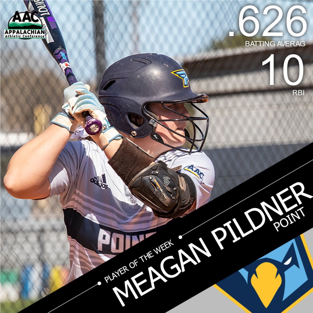 AACsports's tweet photo. Congrats to Meagan Pildner of @PointSkyhawks on being named the #AACSB Player of the Week - https://t.co/TGkmKhRkFi https://t.co/CL3eWYYHMj